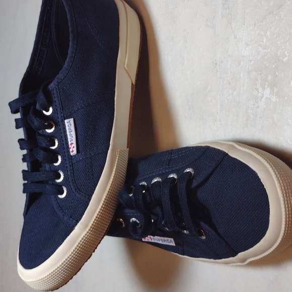 Superga men shoes navy blue men size 8 - Picture 12 of 12